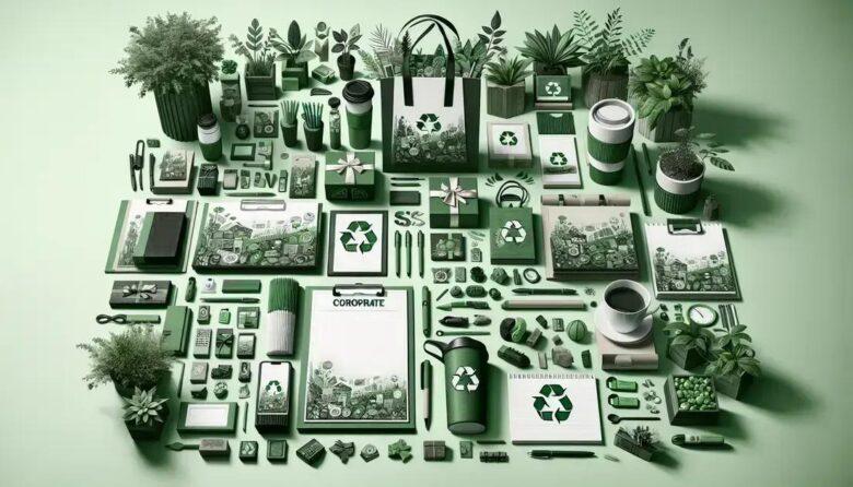 Brindes corporativos ecológicos com materiais recicláveis e impacto positivo