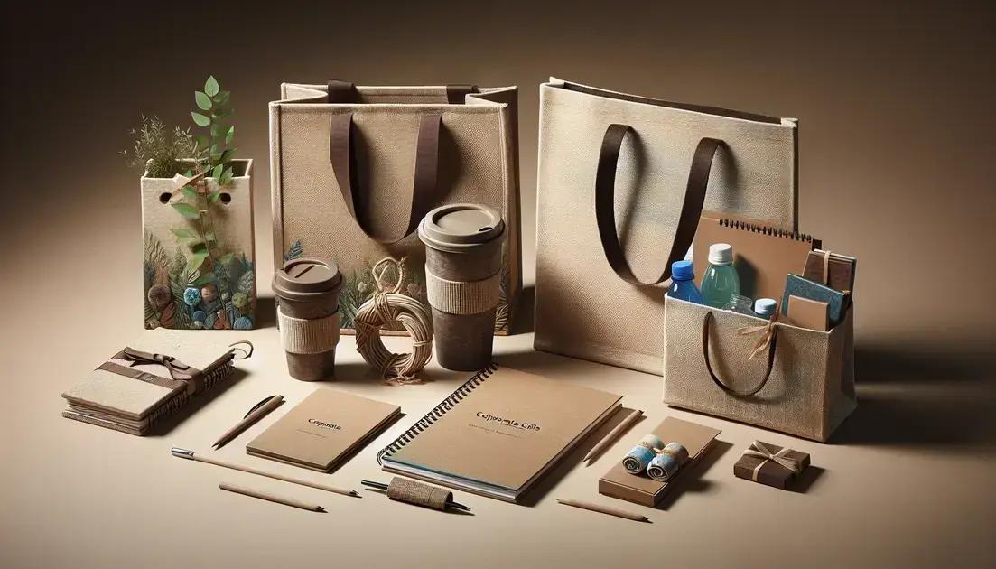 materiais recicláveis mais usados em brindes