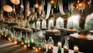Decoração sustentável para casamento: ideias criativas com recicláveis