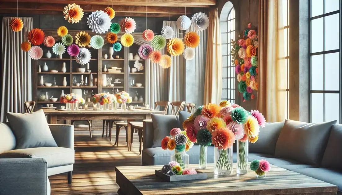 transforme sua decoração com flores artesanais