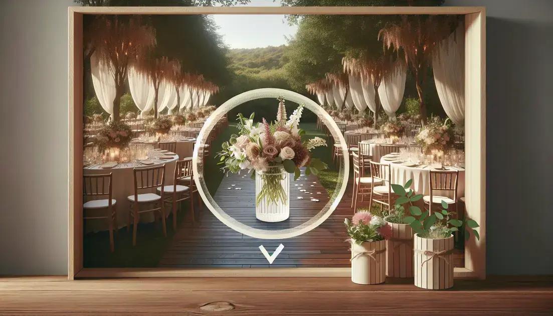 benefícios de uma decoração sustentável para casamentos