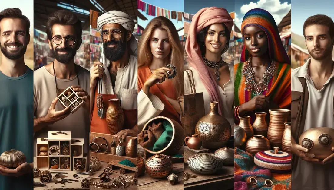 Histórias de sucesso de artesãos sustentáveis
