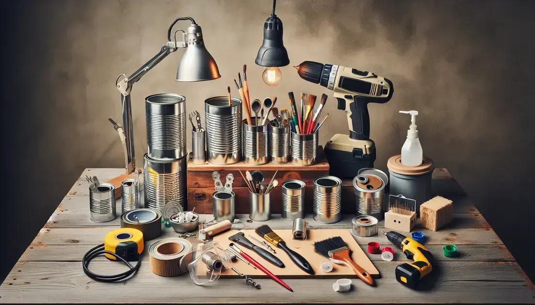 ferramentas e materiais necessários