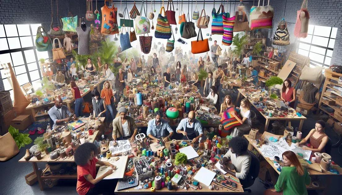 casos de sucesso de artesãos eco-friendly