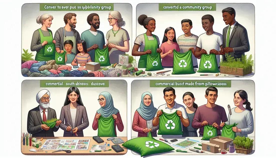 exemplos de sucesso no uso de sacolas com fronhas