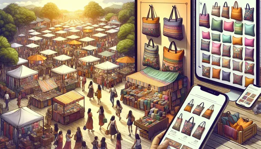 onde exibir e vender suas criações