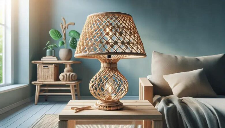 luminárias artesanais com bambu reciclado e sisa: iluminação sustentável