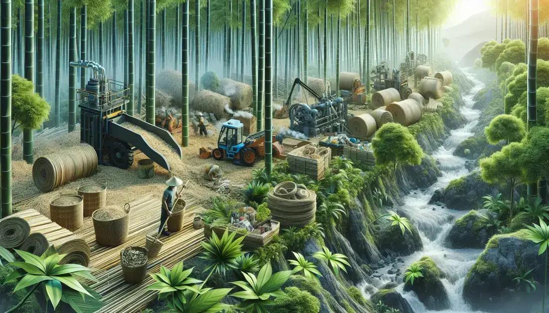 impactos ambientais do bambu reciclado