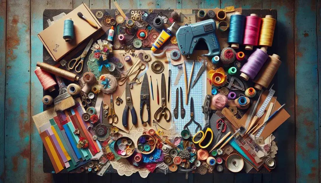 ferramentas e materiais essenciais