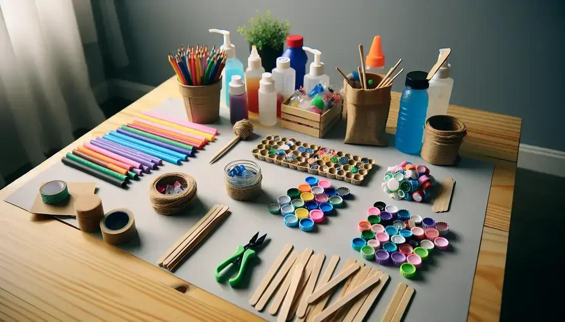 materiais necessários para começar